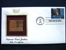 2009 Felix Frankfurter Supreme Court Justice replica  Golden Cover Stamp
