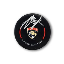 Anton Lundell Autographed Florida Panthers Official Hockey Puck