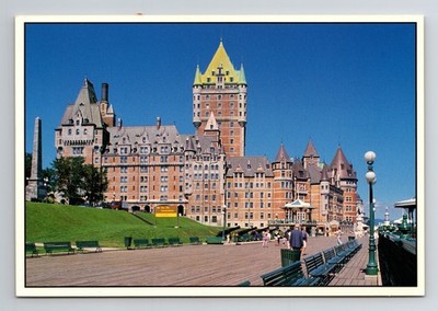 6x4'' Postcard Quebec City, Quebec - Chateau Frontenac, Dufferin Terrace