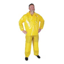 Condor 4Pck3 Rain Jacket W/Detachable Hood, Yellow, 2Xl