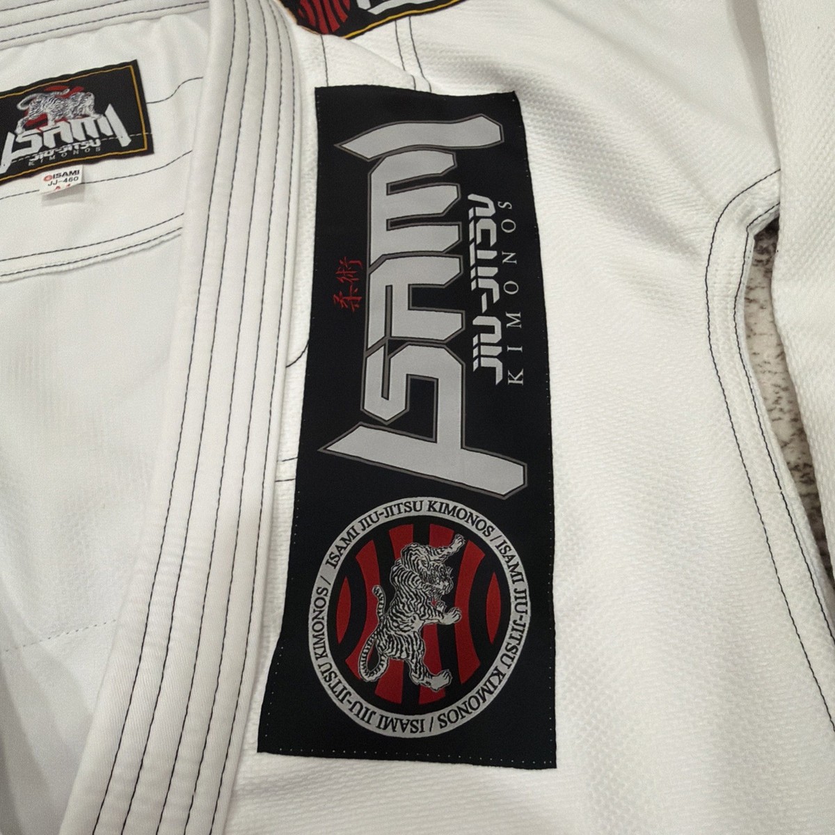 Isami JJ-460 Tora Jiu-Jitsu Gi A1 white gi | eBay