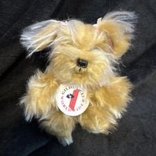 Vintage Russ Berrie Sparkle Tea Cup Yorkie Plush 6" Gildas Club New With Tag