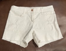 Abercrombie kids 15/16 girls mid rise midi short White