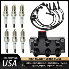 Ignition Coil & Spark plugs & wires For 05-10 Ford Mustang & 90-11 Ranger FD480