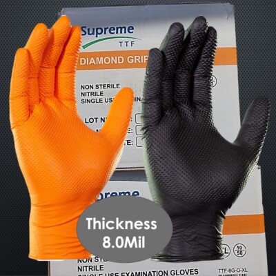 Nitrilhandschuhe M-XL Mechanikerhandschuhe Nitrilhandschuhe Latexfrei Texturgriff 200 