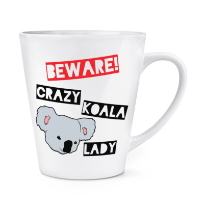Beware Pazzo Fox Donna 341ml Latte Tazza - Divertente Animale