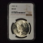 ✯PCGS NGC US Silver Peace Dollars 1921-35 ✯ BU UNC Coins From Graded Estate Lot✯