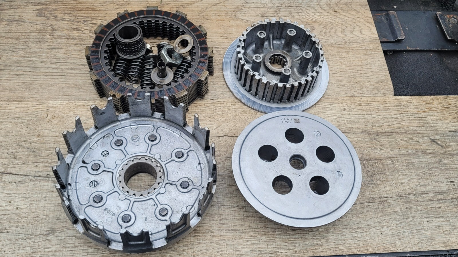 2020 KAWASAKI KX250F OEM CLUTCH BASKET HUB PRESSURE PLATE KX250 KX 250F