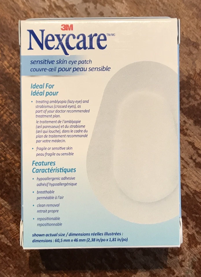 3 Packs 3M Nexcare Sensitive Skin Eye Patch Junior Size 14 each 42 Patches New - Image 3 of 4