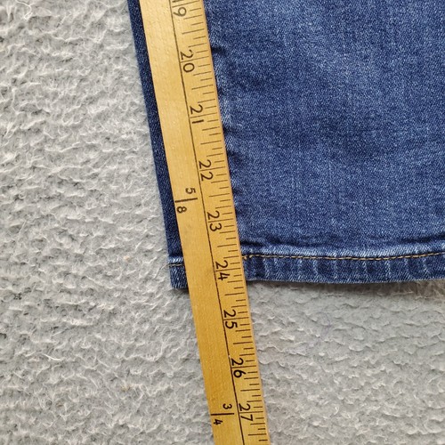 Vineyard Vines Jeans Girls Youth Size 12 Blue Denim Pocket Mid Rise Straight Leg - Picture 5 of 7