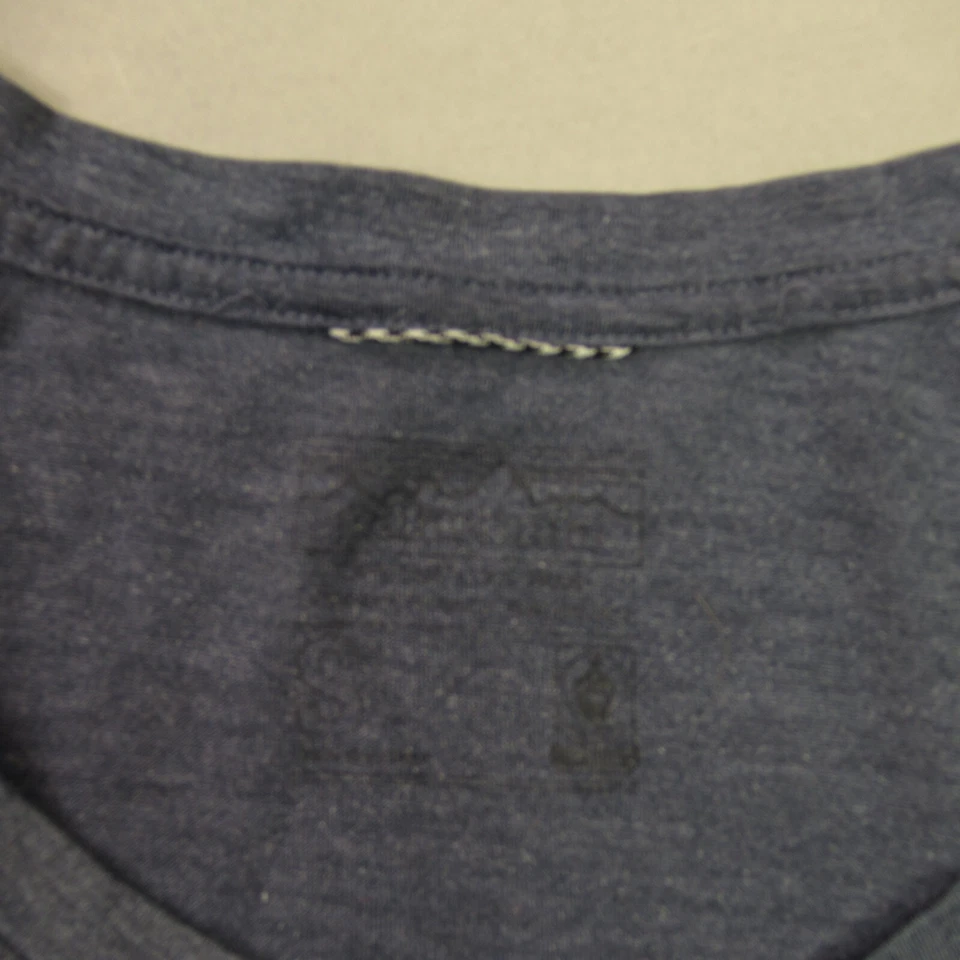 Camisa Patagonia Mujer Pequeña Ligera Entrenamiento Azul Elastizada Manga Corta Foto 3 de 4