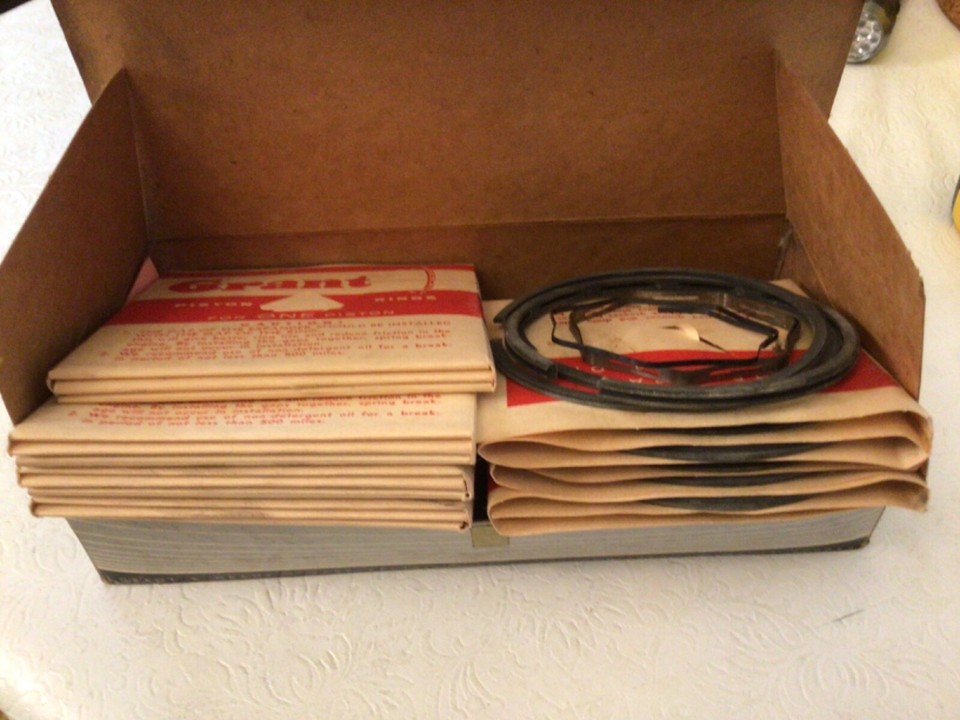 NOS Vintage Grant Piston Rings | eBay