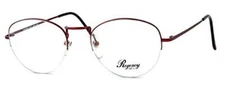 Fashion Optical Designer Reading Glasses Lady in Lite Burgundy Red 54 mm +0.50