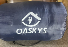 Oaskys Camping Sleeping Bag - 3 Season Warm  Cool Weather