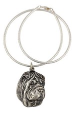 Shar Pei - Dog necklace, unique jewellery for the dog fan, unique adder pendant