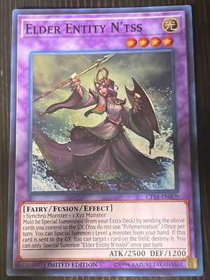 Yugioh - Elder Entity N'Tss 1996 Limited Edition CT14-EN009