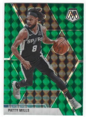 PATTY MILLS 2019-20 MOSAIC GREEN MOSAIC SPURS S4