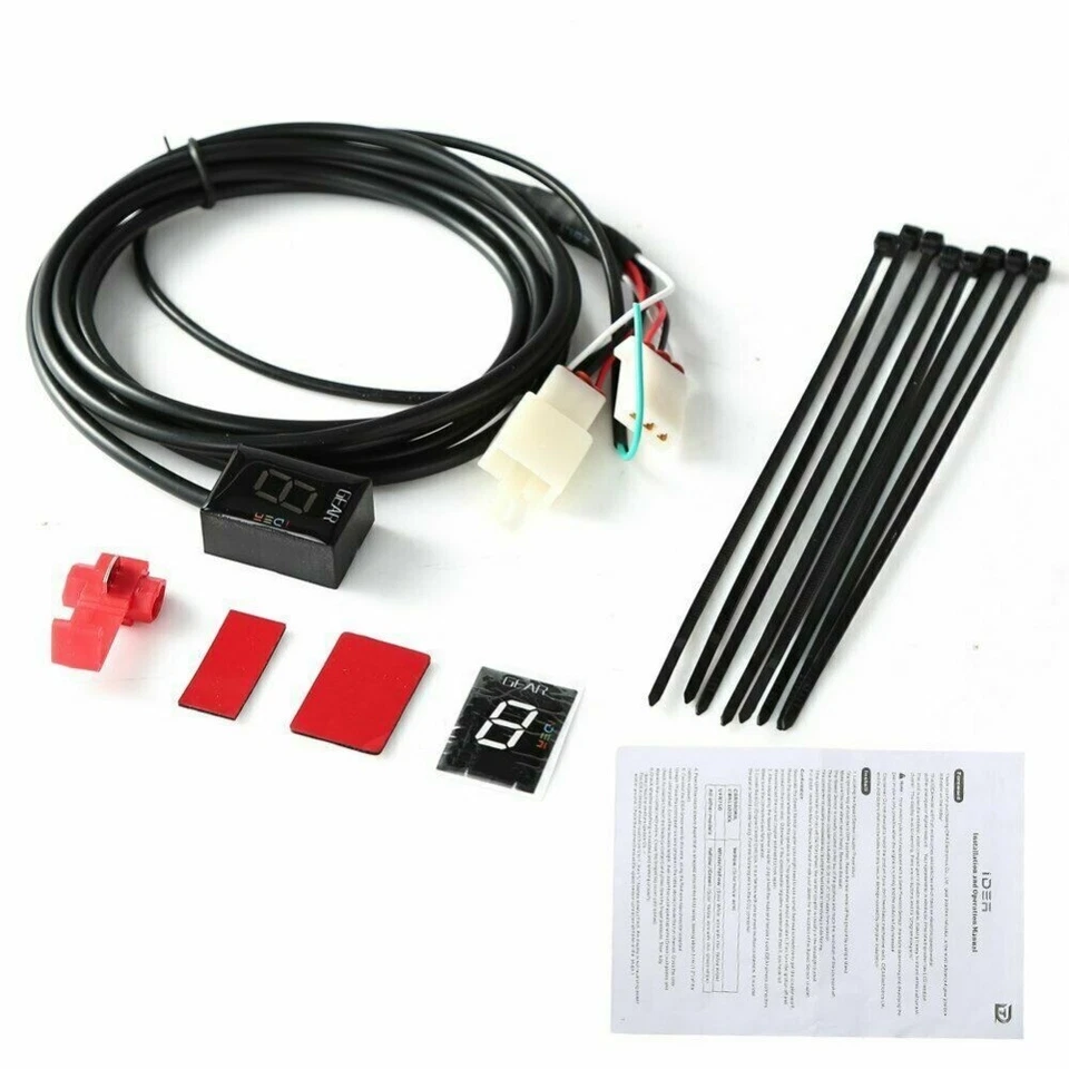 Indicador de engranaje de motocicletas para Honda CB400 CBR954RR CBR250R CBR600F4i RVT1000R Foto 2 de 4