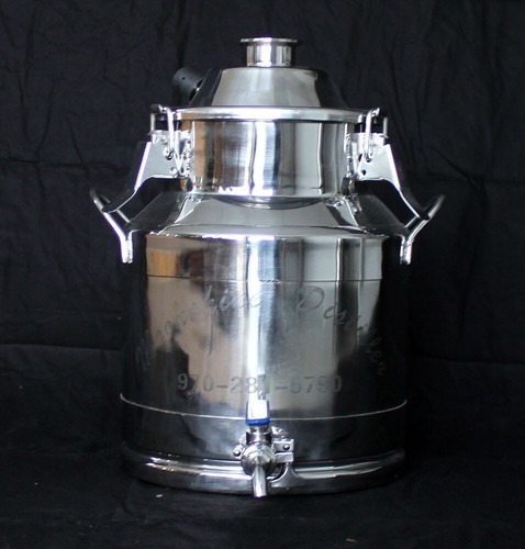 3 Gallon Stainless Steel Milk Can Boiler Moonshine Home Distiller