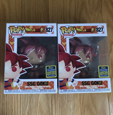 SSG Goku Funko Pop SDCC Shared Ready To Ship #827 | eBay