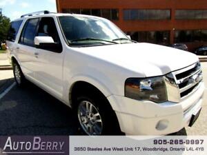 2012 Ford Expedition Limited 4WD Accident Free, Low KM!!!