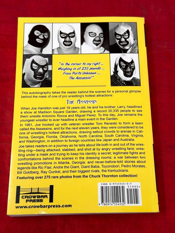 Assassin The Man Behind The Mask Joe Hamilton WCW Wrestling