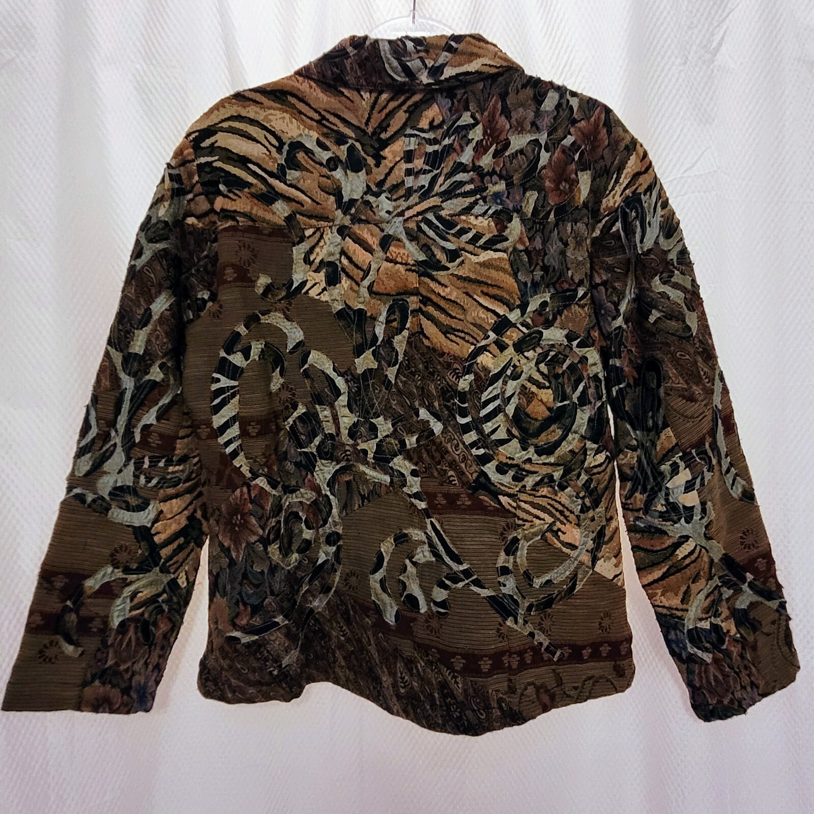 Chicos Tapestry Patchwork Fully Lined Long Sleeve… - image 4