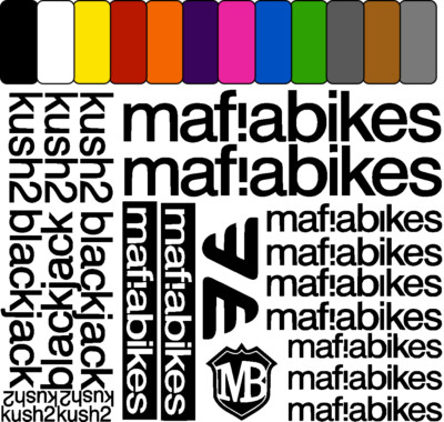 mafiabikes kush2 aufkleber sticker fahrrad bicycle