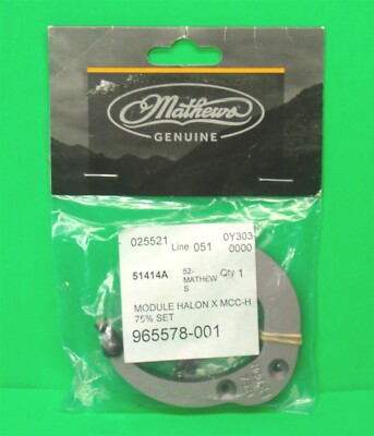 New Mathews Halon X Rock Mods Draw Length Module Set - MCC-H - 75% Let-off
