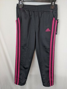 adidas pants pink stripes