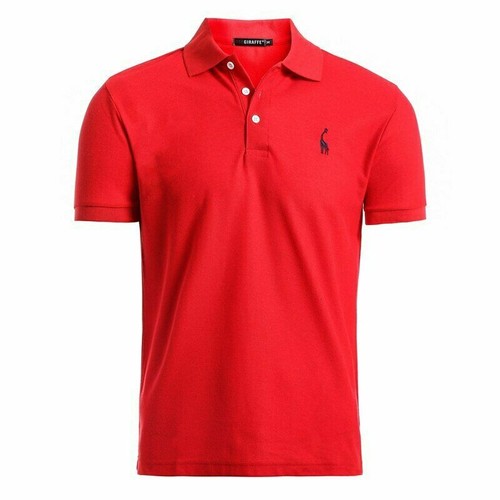 Camisa Polo Casual De Algodón Para Hombre Camiseta De Verano Elegante De  Oficina | eBay