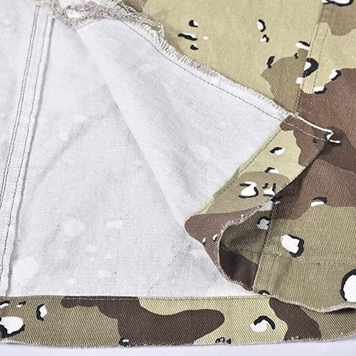 Women Camouflage Skirt Camo Maxi Pencil Skirt Bodycon Button Slit Cargo Skirt - Picture 15 of 27