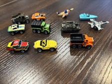 Micro Machines Assorted Lot Of 11 GALOOB Planes Tank Truck Cars
