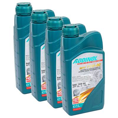 Getriebeöl ADDINOL 75W80 Multi Transmission 4 X 1 Liter für