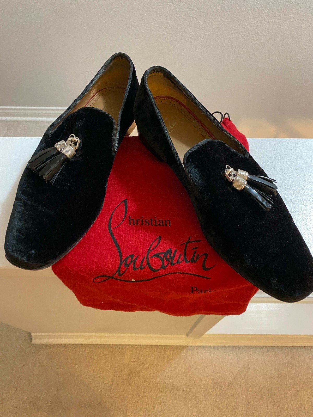 Christian Louboutin Men's Black Suede 