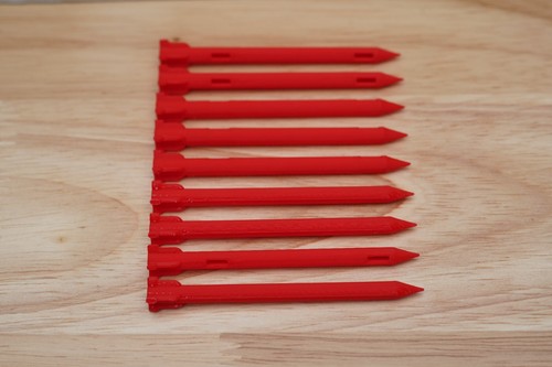 Set of 8 - Printed GI Joe RAH Cobra FANG 1983 Missiles - 第 1/3 張圖片