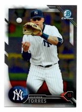 Gleyber Torres 2016 Bowman Chrome Draft #BDC143 Baseball Card