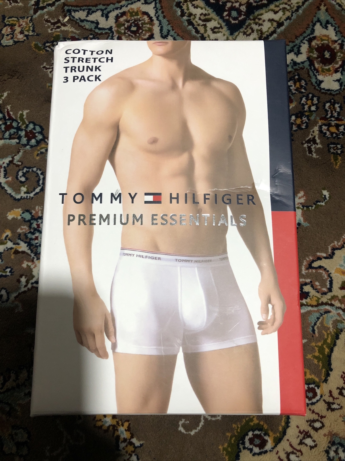 Mens Boxer Shorts/ Trunks by Tommy Hilfiger - Premium Essentials (3 Pack) size L image 2