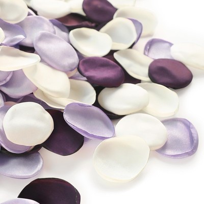300pcs Silk Rose Petals Lilac Plum Flower Petals for Wedding Flower Girl Bask...