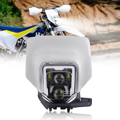 LED Supermoto Headlight+Fairing DRL For Husqvarna 701 Enduro 501 300 450 350 250