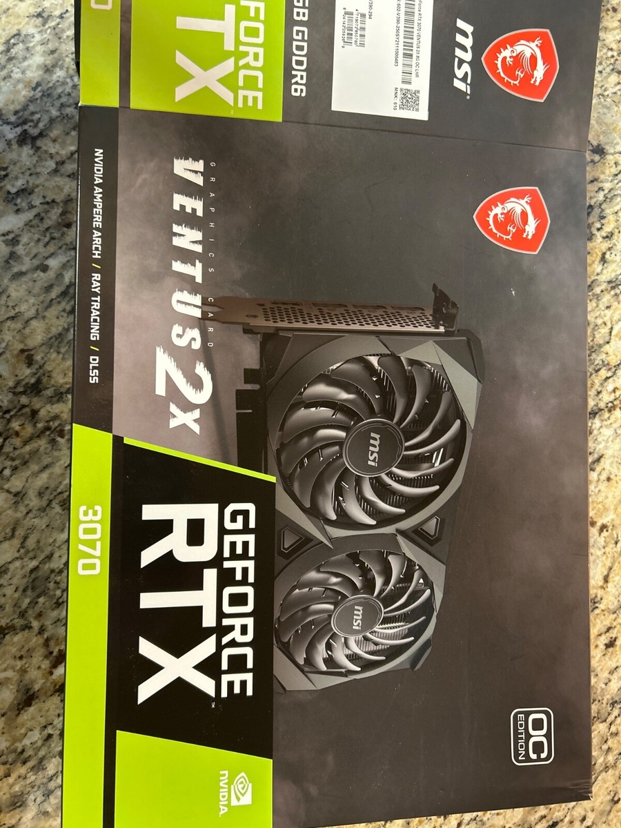 MSI GeForce RTX 3070 Ventus 2x OC 8GB GDDR6 Graphics Card | eBay