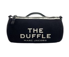 MARC JACOBS 2S4HDF090H3 DUFFLE BLACK WITH SILVER HARDWARE WOMENS CROSSBODY BAG