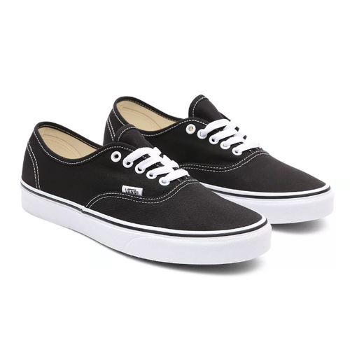 vans authentic black & white shoes