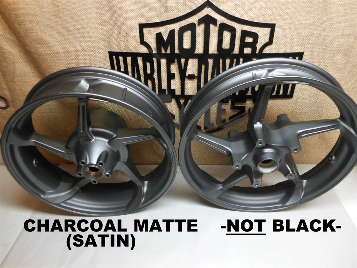 2009-2023 Harley '09-23 TOURING Charcoal Matte Aggressor Wheels 19