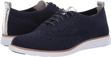 Cole Haan Women's OriginalGrand Stitchlite Wingtip Oxford Blue W11503 US 8.5 B
