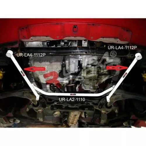 Ultra Racing For Honda Civic FN2 Type R 4 Pts Front Lower Side Bar UR ...