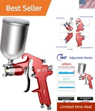 High-Performance Gravity Feed Paint Sprayer – 400CC Aluminum Cup & 360° Nozzle