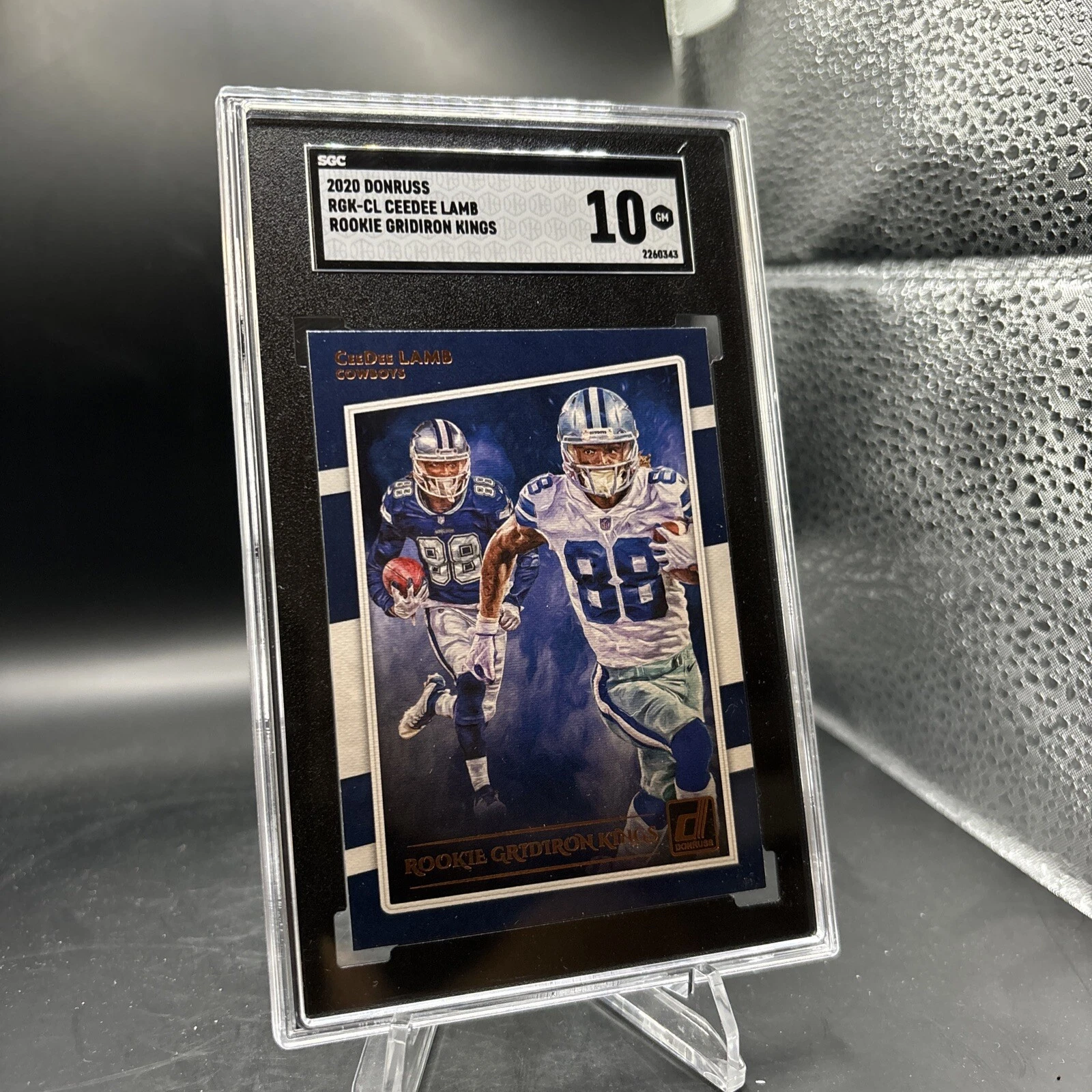 CeeDee Lamb Panini Donruss Gridiron Kings #RGKCL Studio Series-Rookie