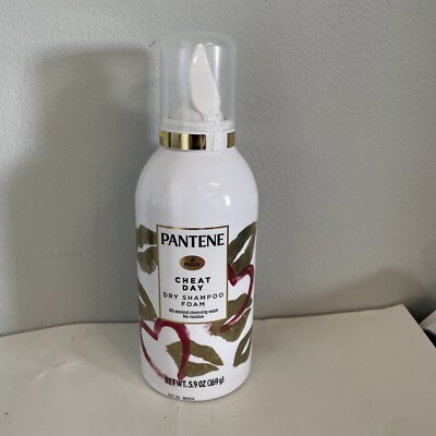 Pantene Sulfate Free Cheat Day 60 Second Cleansing Wash Dry Shampoo Foam 5.9 oz
