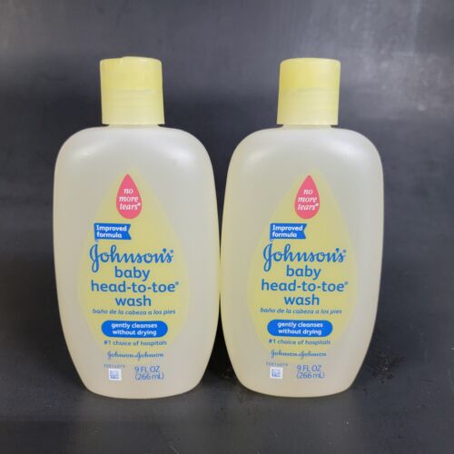 Lot Of 2 Johnson & Johnson JOHNSON'S Original Head-To-Toe Baby Wash 9 Oz NEW!!